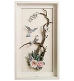 Lladro Birds On Branch Figurine