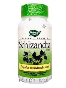 Schizandra 580 mg 100 Capsules by Nature's Way
