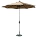 Ace Evert 9-Feet Auto Tilt Market Umbrella, Olefin Fabric, Khaki
