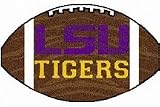 Louisiana State (LSU) Tigers 24 x 15 Football-Shaped Rug