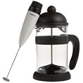 Bonjour Hugo 2-Piece Coffee Press and Frother Set