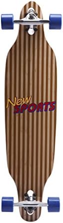 Lovesporter 38" Professional Drop Through Longboard Complete Skateboard