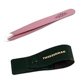Tweezerman Slant Tip Pink Enamel Tweezer
