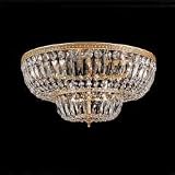 Crystorama Cortland Collection - Majestic Wood Polished Crystal Basket - 718-OB-CL-MWP/718-OB-CL-MWP
