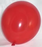 100 Stück rot Latex - Luftballons, Helium geeignet, 75/85 cm Umfang