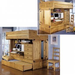 Rustica F T AIO Bunk 78 x 56-3 4 x 73-1 4H by Powell