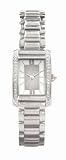 BCBGirls Women's Crystal Accented Make Me Blush Collection White & Silver Watch # GL4064