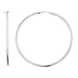 Charles Garnier Sterling Silver Hoop Earrings