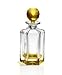 22oz. Amber Crystal Whiskey Decanter - Naples Collection - Bohemia Crystal - Made In Czech Republic
