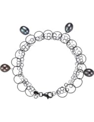 Freshwater Cultured Pearl Braclet Sterling Silver Pearl 650278