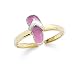 14k Pink Flip-Flop Toe Ring - JewelryWeb
