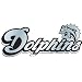 MIAMI DOLPHINS NFL Chrome Auto Car Truck Emblem