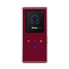 Samsung YP-K3JQR K3 2 GB Slim Portable Media Player (Red) by Samsung