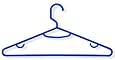 Honey-Can-Do HNGZ01521 Light-Weight Recycled Plastic Hangers, 60-Pack, Blue