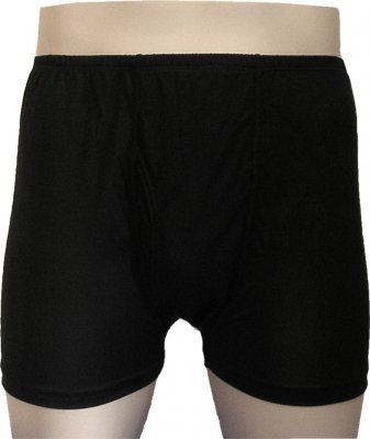 Seide pur, Pant, Boxershorts, 100% Seide, Schwarz 