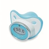 Infant soother with digital thermometer