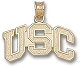 USC Trojans Arched USC Pendant - 14KT Gold Jewelry