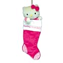 Hello Kitty Pink Plush Head Stocking