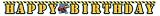 Creative Converting Under Construction Happy Birthday Jointed Letter Banner