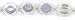 Check out Blue Moon Glass Beads Machine Cut Coin 7