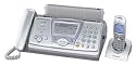 Panasonic KX-FC245E plain paper fax machine with corded handset and DECT cordless handset and charger