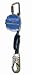 Guardian Fall Protection 10901 11-Foot Retractable Lifeline with 1-Inch Nylon Webbing, Rebar Hook and Carabineer