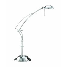 Lite Source LS-3475PS Olga Halogen Desk Lamp, Polished Steel