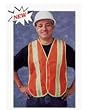 Heavy Duty Mesh Safety Vest with 2-2" Reflective Stripes