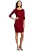Tiana B Women's The City Girl Sweater Dress, Red, Small