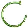20 Gauge 3/8" Green Anodized Titanium Nose Hoop