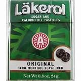 Lakerol Herb Menthol (Green Packaging) 24 count