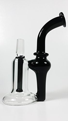 Black Recycler Oil Rig Glass Hookah
