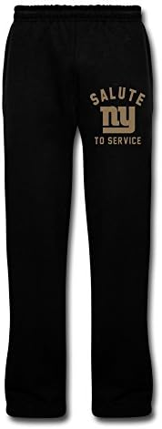 Men's New York Giants Salute To Service Legend Performance Sweatpants 3X Black