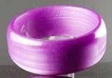 Purple bangle bracelet