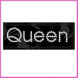 Queen Rhinestone Iron On Heat Transfer