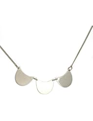 JANE HOLLINGER- Three Large Sliver Necklace in Sterling