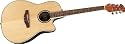 Applause AE128 Super Shallow Acoustic-Electric Guitar, Black