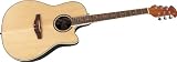  - Applause AE128 Super Shallow Acoustic-Electric Guitar, Black