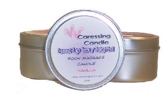 Caressing Candle Body Massage Candle, Vanilla