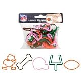 Cleveland Browns NFL Logo Bandz Silly Rubber Bands 20PK