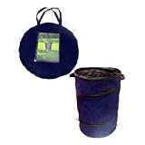 Blue Collapsible Trash Can 16 x 20 by 