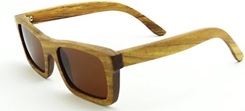 Genuine Rare Wooden Eyeglasses Men Women Wood Bamboo Frame Driving Sunglasses Polarized with Bamboo Case- Z6033