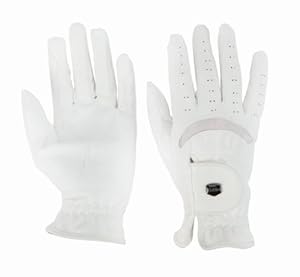 Dublin Dressage Riding Gloves White Ladies Medium