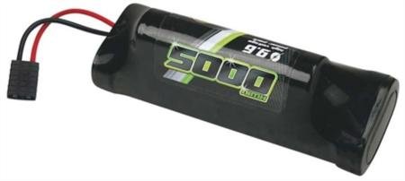 31DyxXnZdiL 9.6V 5000mAh 8 Cell NiMH Hump Battery, TRA conn