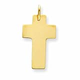 14k Polished Cross Pendant