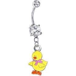 Yellow Chick Belly Ring