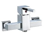 Square Chrome Single Lever Shower Mixer Tap 90167