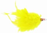 1/2oz Trolling Feather- Yellow - T&M Jigs TF12Y, Fishing Lures & Lure Kits