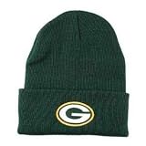 Green Bay Packers Knit Beanie Hat Cuffed Toque Hat, Green