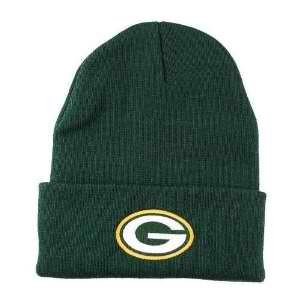 Green Bay Packers Knit Beanie Hat Cuffed Toque Hat, Green